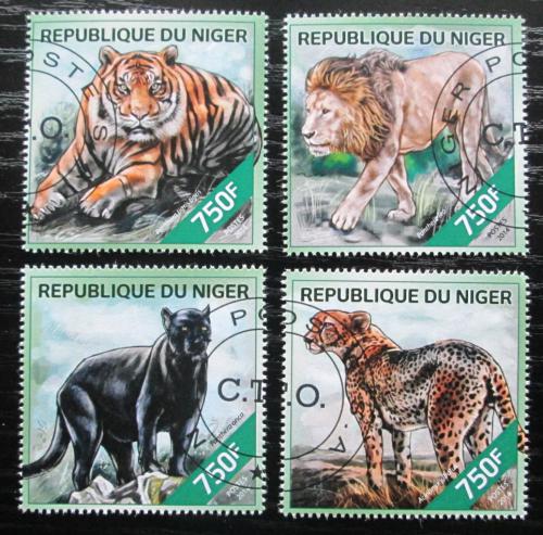 Poštovní známky Niger 2014 Koèkovité šelmy Mi# 2845-48 Kat 12€