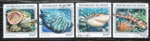 Poštovní známky Niger 2016 Žraloci Mi# 4482-85 Kat 13€