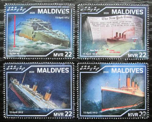 Poštovní známky Maledivy 2020 Titanic Mi# 9035-38 Kat 11€