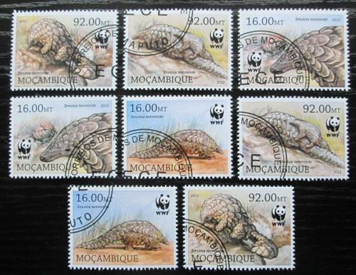 Poštovní známky Mosambik 2013 Šupinavec savanový, WWF Mi# 6429-32 Kat 26€