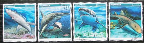 Poštovní známky Mosambik 2017 Žraloci Mi# 9059-62 Kat 22€