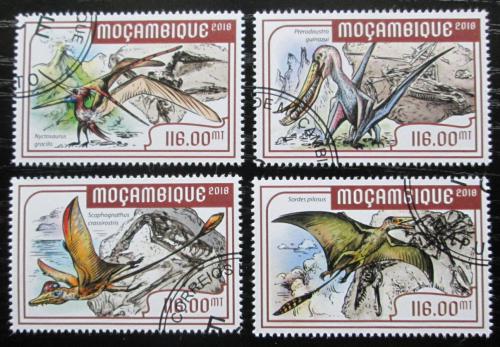 Poštovní známky Mosambik 2018 Létající dinosauøi Mi# 9359-62 Kat 26€