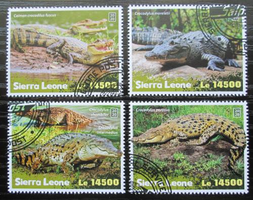 Poštovní známky Sierra Leone 2020 Krokodýli Mi# 13148-51 Kat 16€