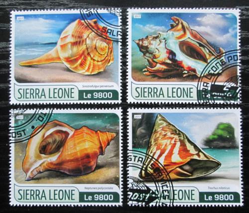 Poštovní známky Sierra Leone 2017 Mušle Mi# 8535-38 Kat 11€
