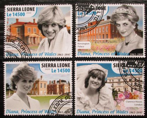 Poštovní známky Sierra Leone 2020 Princezna Diana Mi# N/N