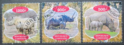 Poštovní známky Gabon 2020 Nosorožci Mi# N/N