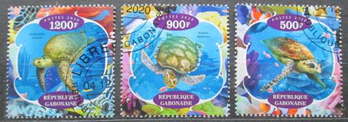 Poštovní známky Gabon 2020 Želvy Mi# N/N