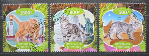 Poštovní známky Gabon 2020 Koèky Mi# N/N
