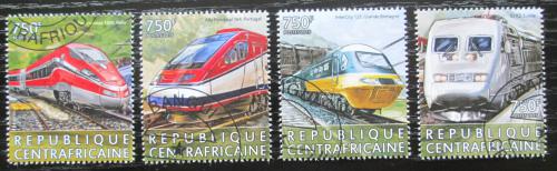 Poštovní známky SAR 2015 Moderní lokomotivy Mi# 5865-68 Kat 14€