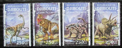 Poštovní známky Džibutsko 2019 Dinosauøi Mi# 3317-20 Kat 10.50€