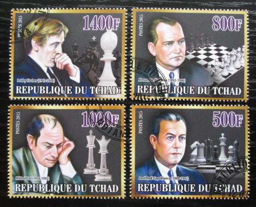 Poštovní známky Èad 2015 Slavní šachisti Mi# N/N