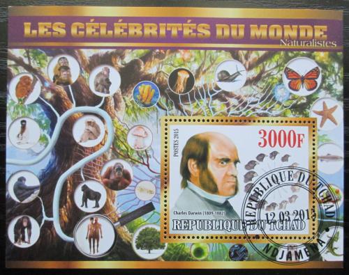 Poštovní známka Èad 2015 Charles Darwin Mi# N/N