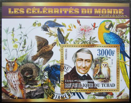 Poštovní známka Èad 2015 Johann Friedrich Naumann, ornitolog Mi# N/N