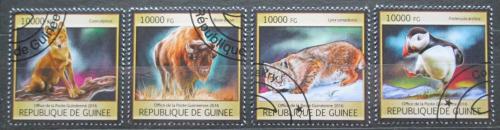 Poštovní známky Guinea 2016 Ohrožená fauna Mi# 11841-44 Kat 16€