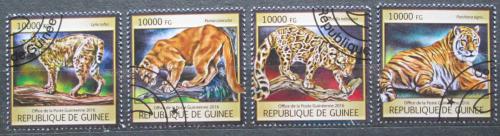 Poštovní známky Guinea 2016 Koèkovité šelmy Mi# 11886-89 Kat 16€