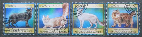 Poštovní známky Guinea 2016 Koèky Mi# 11881-84 Kat 16€