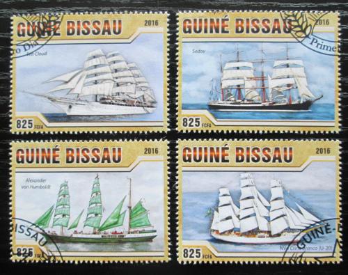 Poštovní známky Guinea-Bissau 2016 Plachetnice Mi# 8614-17 Kat 12.50€