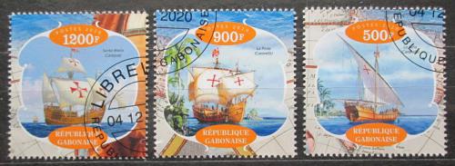 Poštovní známky Gabon 2020 Kolumbovy plachetnice Mi# N/N
