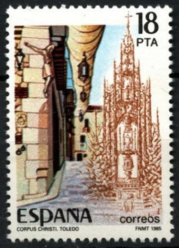 Poštovní známka Španìlsko 1985 Svátek Kristova tìla v Toledu Mi# 2677