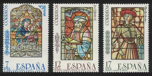 Poštovní známky Španìlsko 1985 Vitráže Mi# 2699-2701