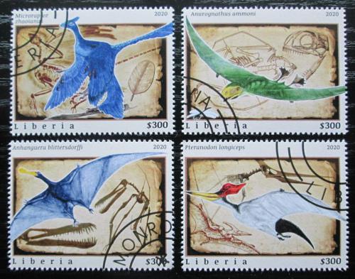 Poštovní známky Libérie 2020 Létající dinosauøi Mi# N/N