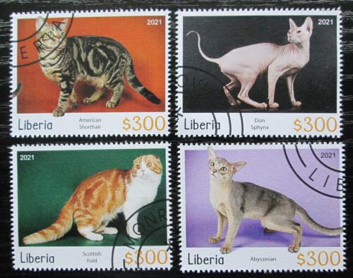 Poštovní známky Libérie 2021 Koèky Mi# N/N