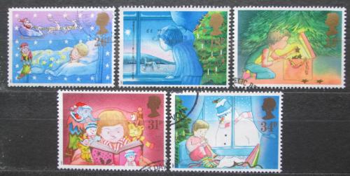 Poštovní známky Velká Británie 1987 Vánoce Mi# 1126-30