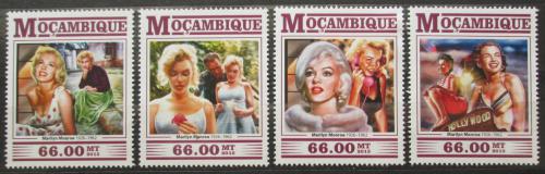 Poštovní známky Mosambik 2015 Marilyn Monroe Mi# 8109-12 Kat 15€