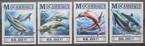 Poštovní známky Mosambik 2015 Delfíni Mi# 8174-77 Kat 15€