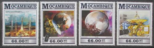 Potovn znmky Mosambik 2015 Mise k planet Pluto Mi# 8084-87 Kat 15 - zvtit obrzek