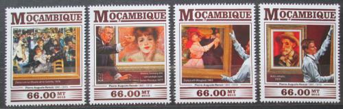 Poštovní známky Mosambik 2015 Umìní, Pierre-Auguste Renoir Mi# 8199-8202 Kat 15€