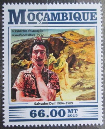 Poštovní známka Mosambik 2015 Umìní, Salvador Dalí Mi# 8229