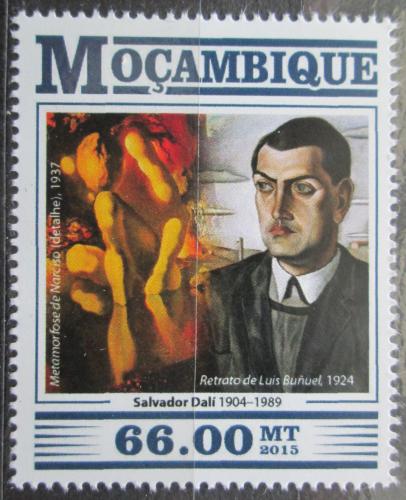 Poštovní známka Mosambik 2015 Umìní, Salvador Dalí Mi# 8232