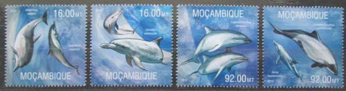 Poštovní známky Mosambik 2013 Delfíni Mi# 6707-10 Kat 13€