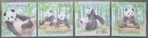 Poštovní známky Mosambik 2013 Pandy Mi# 6692-95 Kat 13€ 