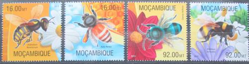Poštovní známky Mosambik 2013 Vèely Mi# 6652-55 Kat 13€