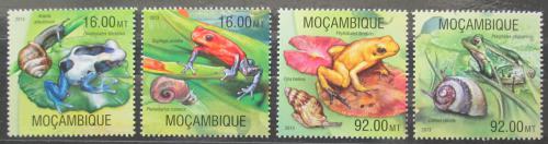 Poštovní známky Mosambik 2013 Žáby Mi# 6657-60 Kat 13€