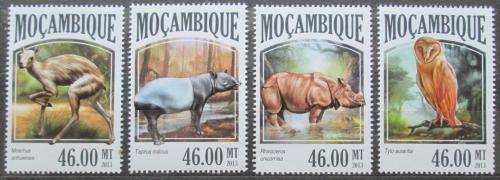 Poštovní známky Mosambik 2013 Vyhynulá fauna Mi# 6966-69 Kat 11€