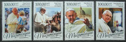 Poštovní známky Mosambik 2016 Papež František Mi# 8709-12 Kat 22€