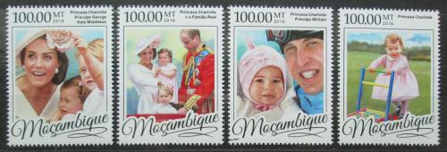 Poštovní známky Mosambik 2016 Princezna Charlotte Mi# 8699-8702 Kat 22€