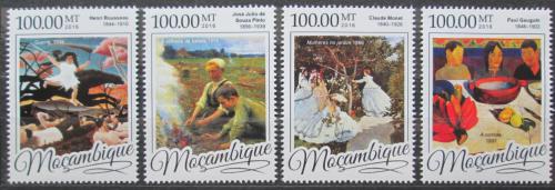 Potovn znmky Mosambik 2016 Umn, Muzeum Orsay Mi# 8664-67 Kat 22 - zvtit obrzek