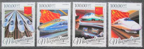 Potovn znmky Mosambik 2016 Modern nsk lokomotivy Mi# 8634-37 Kat 22 - zvtit obrzek
