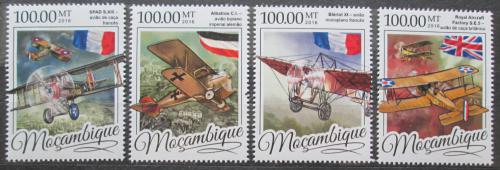 Poštovní známky Mosambik 2016 Váleèná letadla Mi# 8624-27 Kat 22€