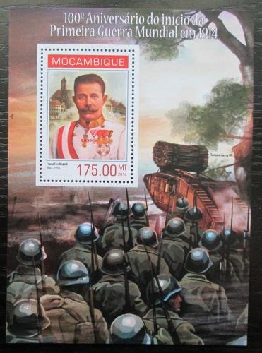 Poštovní známka Mosambik 2014 František Ferdinand d