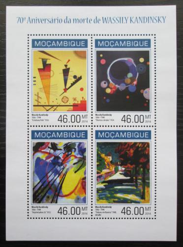 Poštovní známky Mosambik 2014 Umìní, Vasilij Kandinskij Mi# 7155-58 Kat 11€