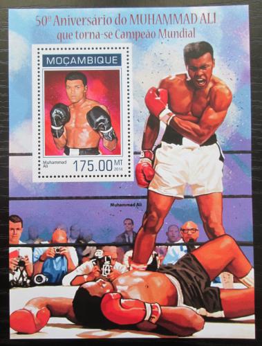 Poštovní známka Mosambik 2014 Muhammad Ali, boxer Mi# Block 875 Kat 10€