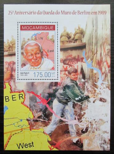 Poštovní známka Mosambik 2014 Pád Berlínské zdi, 25. výroèí Mi# Block 883 Kat 10€