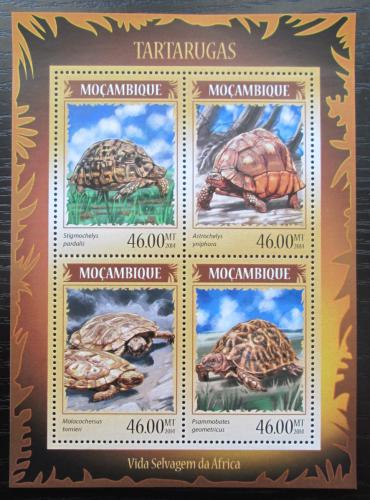 Poštovní známky Mosambik 2014 Želvy Mi# 7260-63 Kat 11€