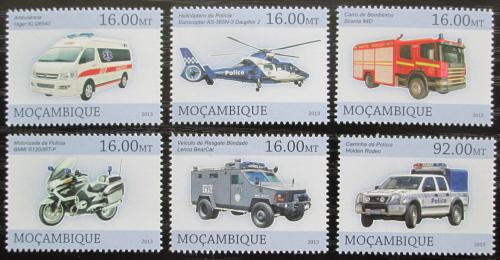 Poštovní známky Mosambik 2013 Záchranáøi Mi# 6525-30 Kat 10€