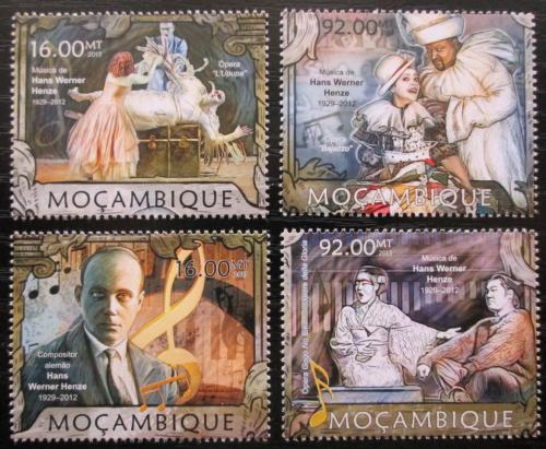 Poštovní známky Mosambik 2013 Hans Werner Henze, skladatel Mi# 6404-07 Kat 13€